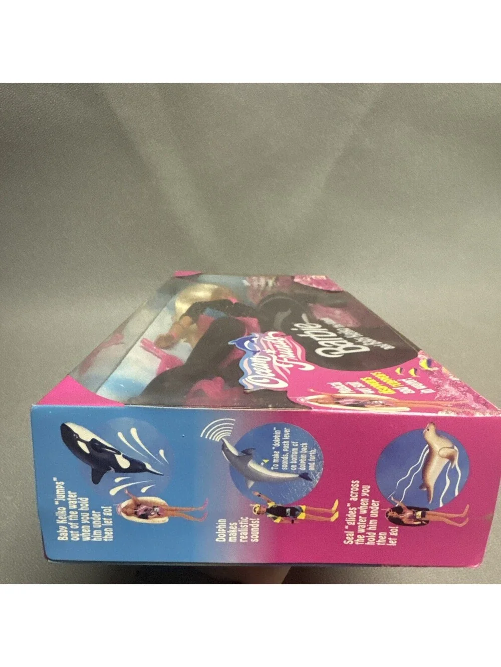 Barbie Ocean Friends and Baby Keiko The Whale Set 1996 Mattel 15428 Orca